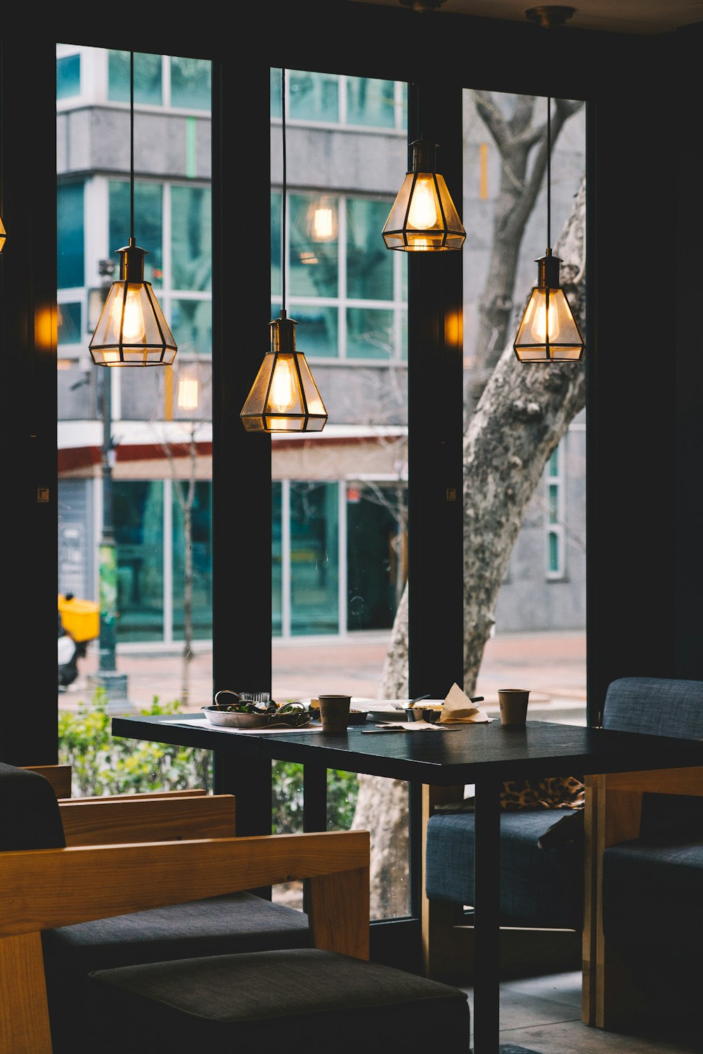 Cozy diner booth seating, evoking Digbee's Diner's small-town atmosphere